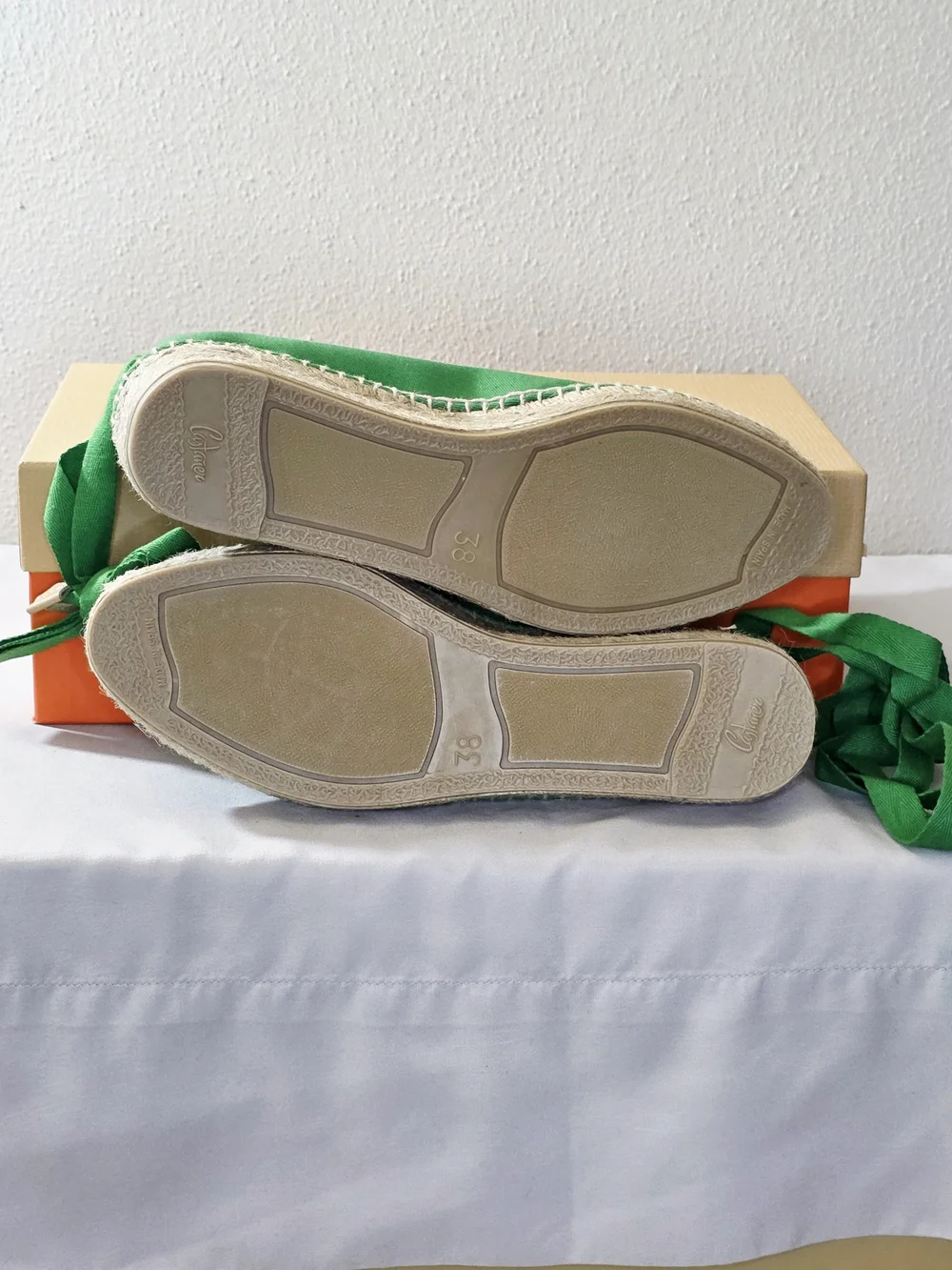 Castañer Gea/2/161 Espadrille Sandals In Verde Size 38 (7.5 US)